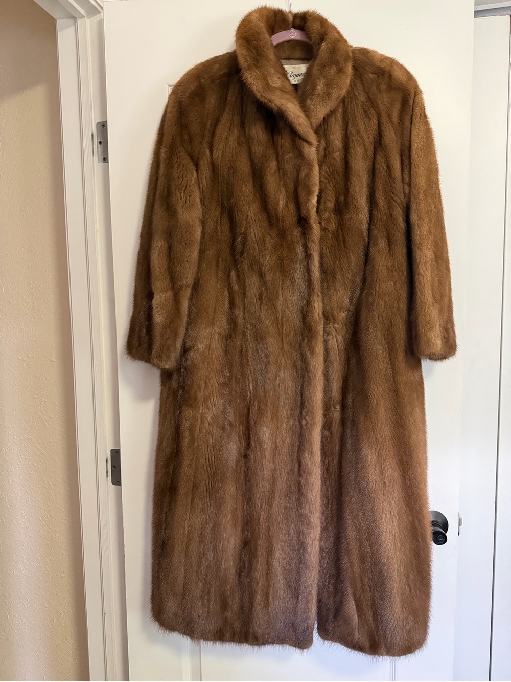 Salon Elegance Haute Fourrure Brown Mink Fur Coat - Vintage